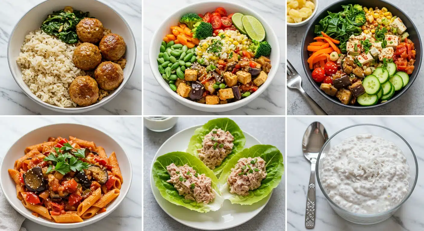 Turkey Meatballs with Brown Rice