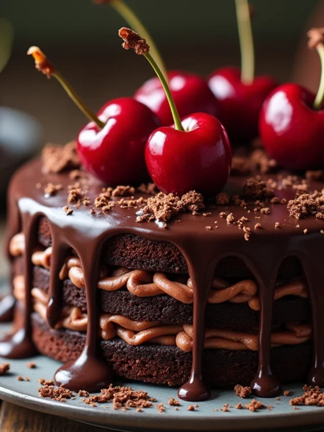 Cherry Chocolate Dream Cake
