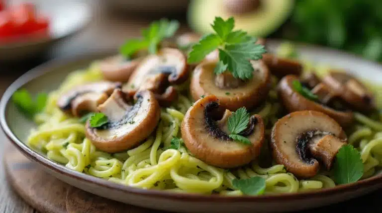 Mushroom and Avocado dinner ideas