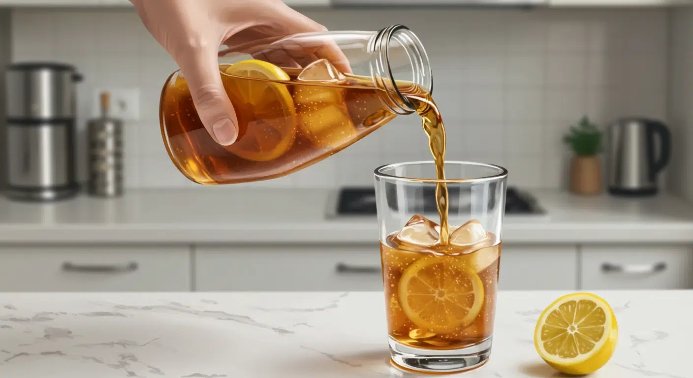 pouring-iced-tea-starbucks