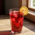 Low calorie Starbucks-inspired iced hibiscus tea