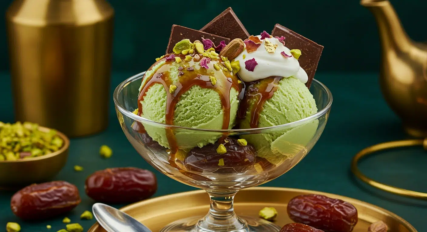 Dubai Chocolate Sundae