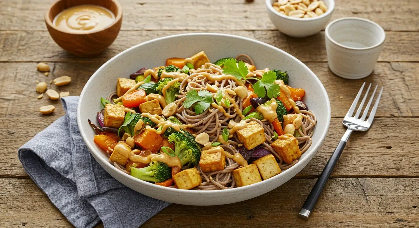 roasted-vegetables-tofu-serving