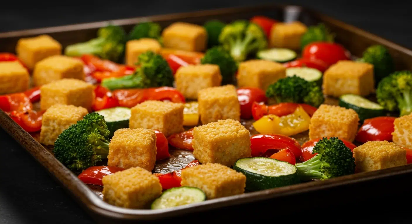 roasted-vegetables-tofu-sheet-pan