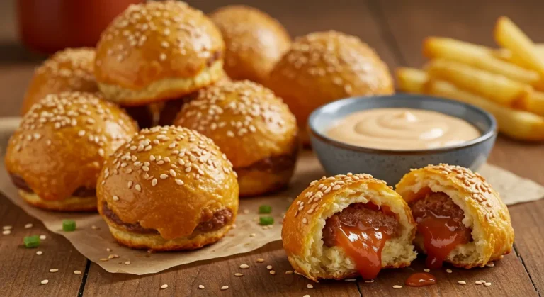 Chicken Cheeseburger Bombs