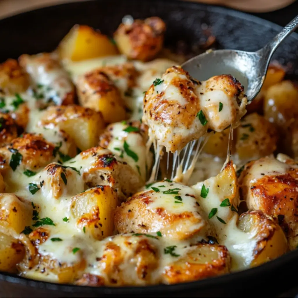 Garlic Parmesan Chicken and Potatoes