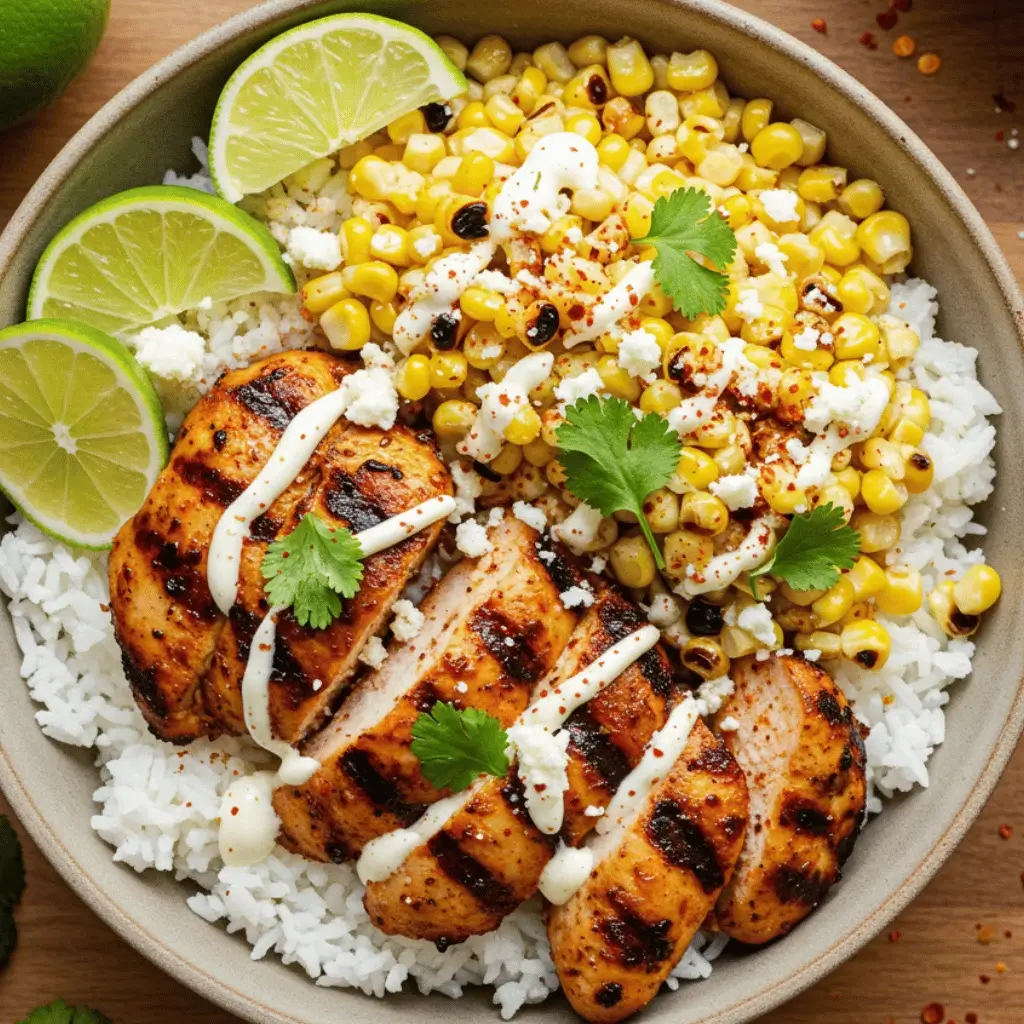 Street Corn Chicken Rice