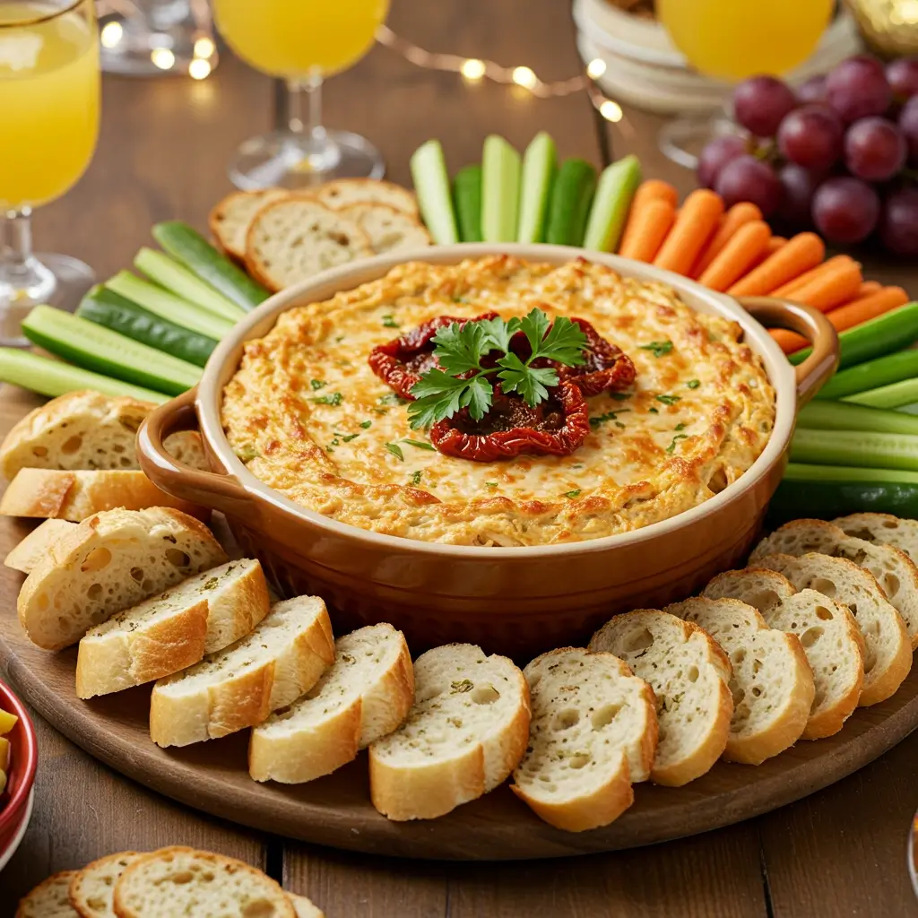 crockpot-marry-me-chicken-dip-serving