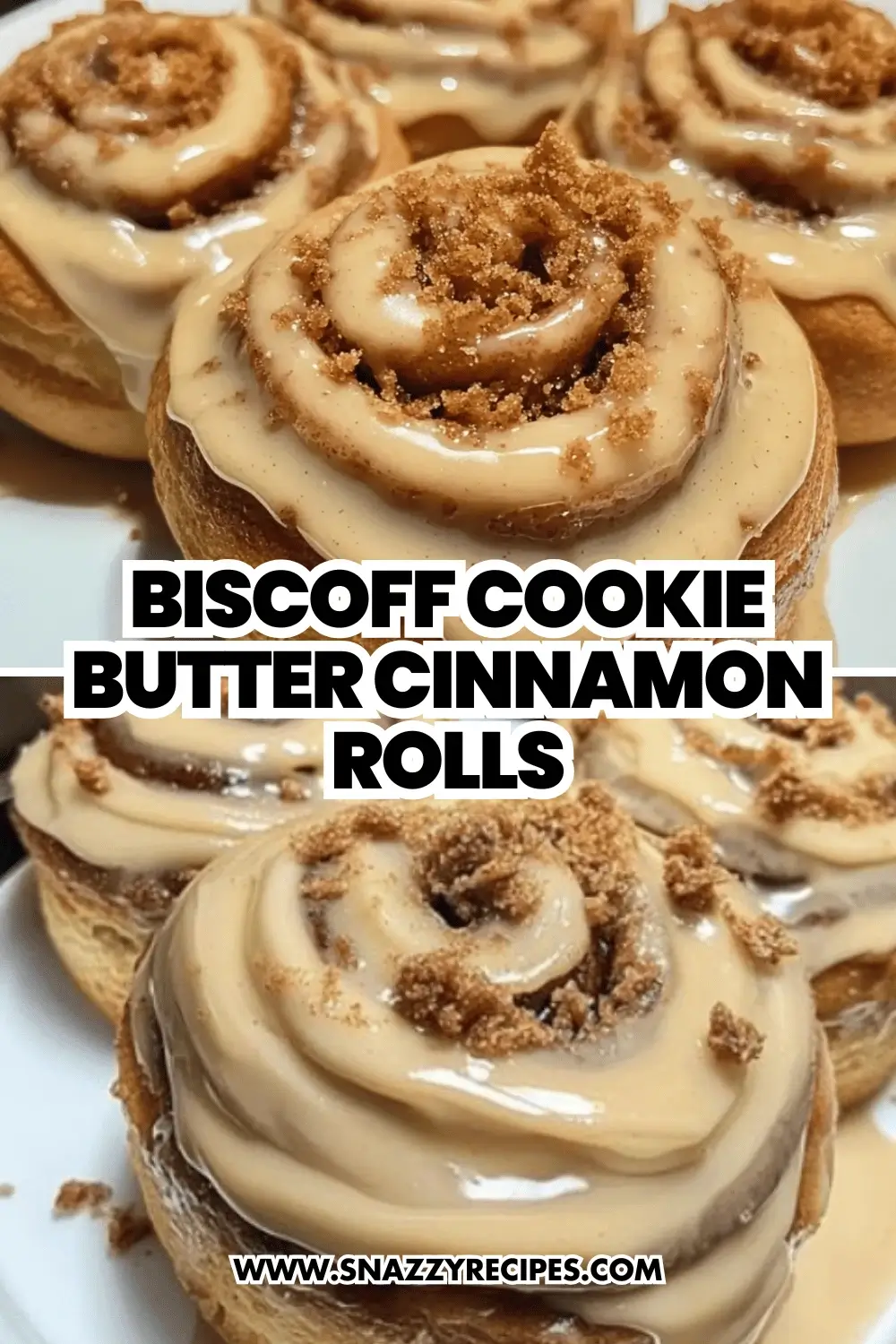 COOKIE BUTTER CINNAMON ROLLS