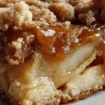 Salted Caramel Apple Crumble Bars Recipe