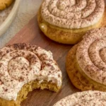 Vegan Pumpkin Spice Cookies with Cinnamon Swirl Frosting