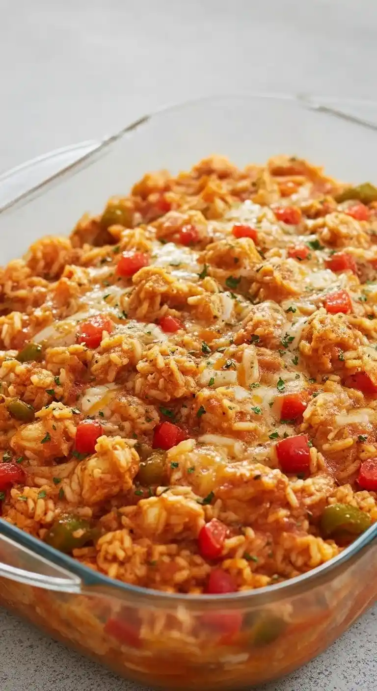 Fajita Chicken Casserole Bake