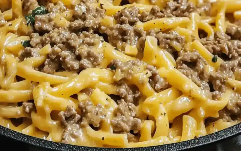 the best One-Pot Creamy Beef and Garlic Butter Pasta