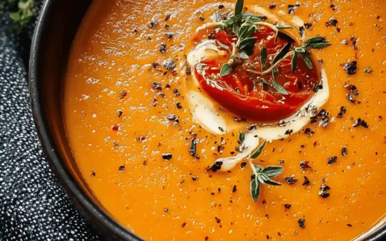 Delicious Creamy Roasted Garlic Tomato Soup: A Cozy, Gourmet Weeknight Favorite