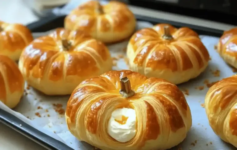 Crescent Pumpkins with Cream Cheese and Pumpkin Pie Filling: A Cozy Fall Treat for Your Table