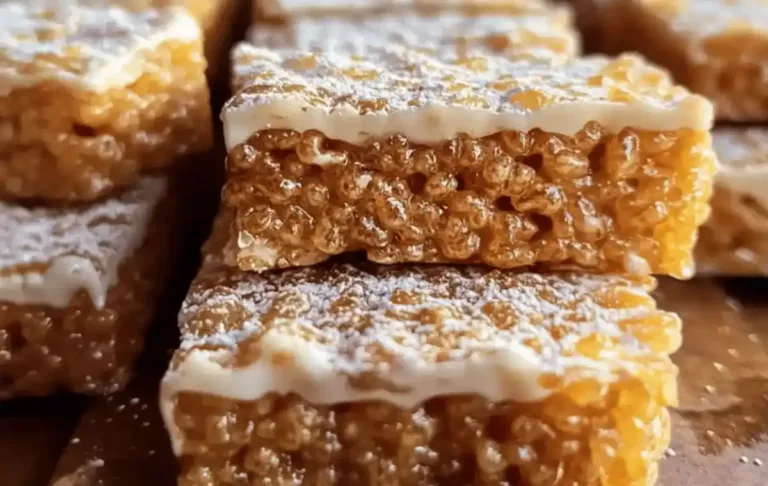 Gingerbread Rice Krispie Treats: A Festive No-Bake Holiday Delight