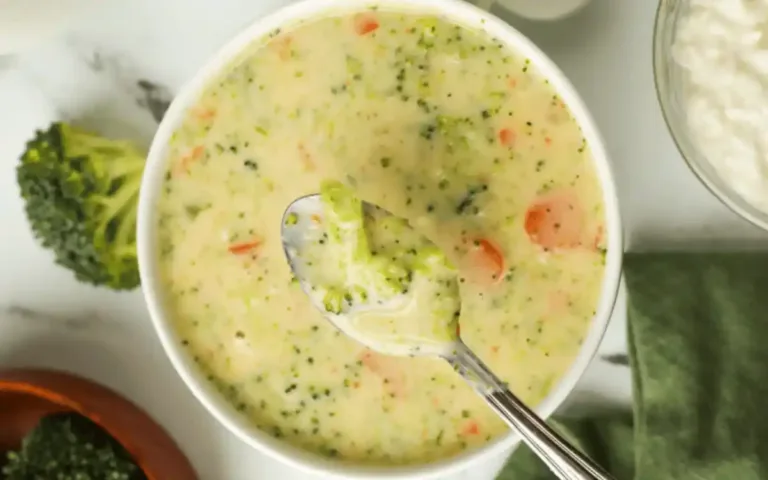 High Protein Broccoli Cheddar Soup: Creamy, Comforting & Packed with Protein