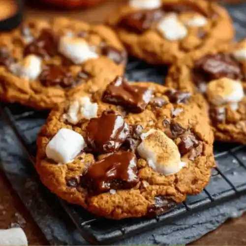 Pumpkin S’mores Cookies recipe