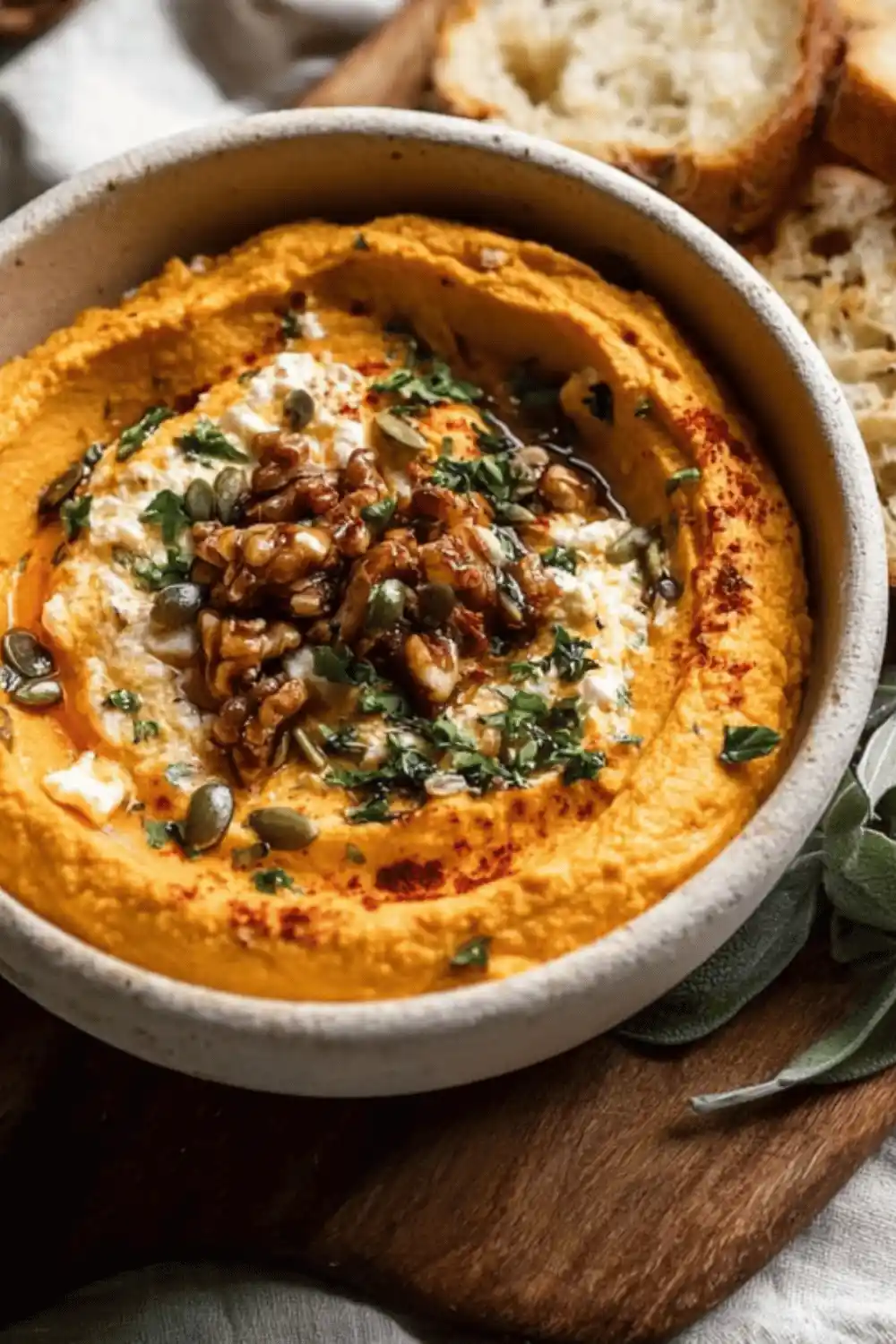 Pumpkin Whipped Feta Dip recipe