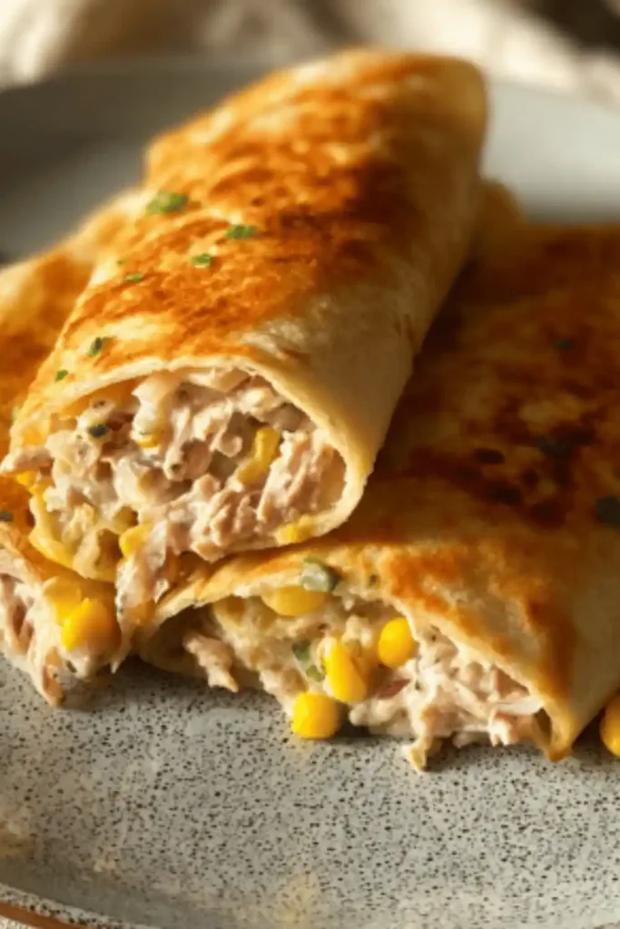 Tuna Melt Wrap recipe