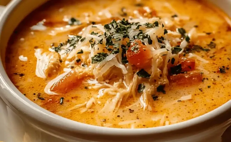 Delicious Crock Pot Creamy Chicken Parmesan Soup Recipe