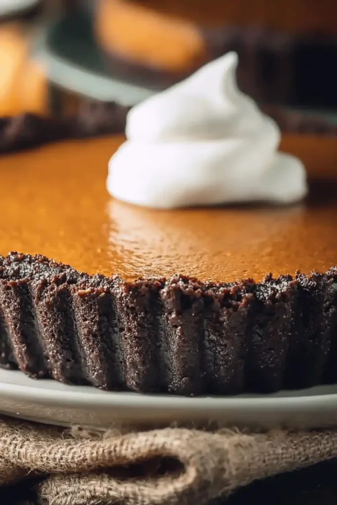 Best Easy Dark Chocolate Pumpkin Tart Recipe