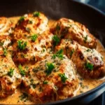 Easy Marry Me Chicken recipe served with creamy sauce and herbs