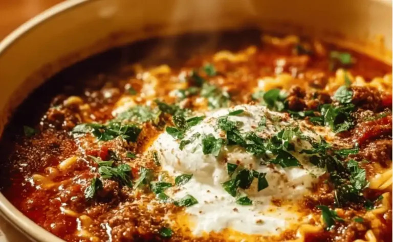 One Pot Lasagna Soup - A Comforting Family Dish