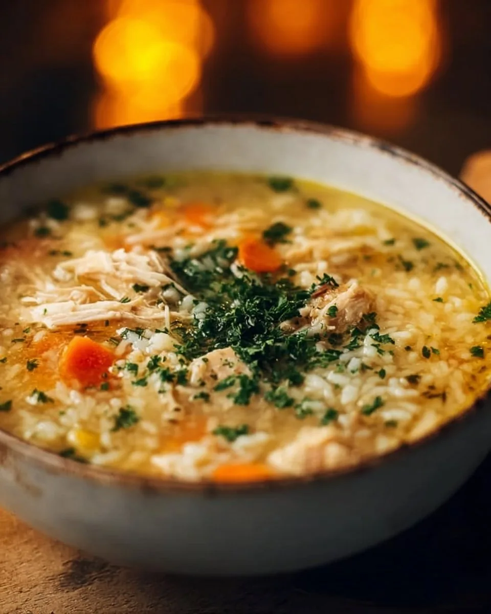 Chicken Rice Soup