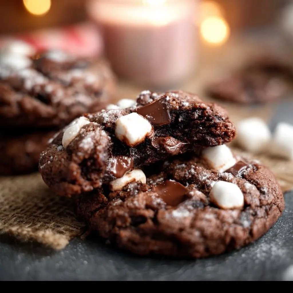 Hot Chocolate Cookies