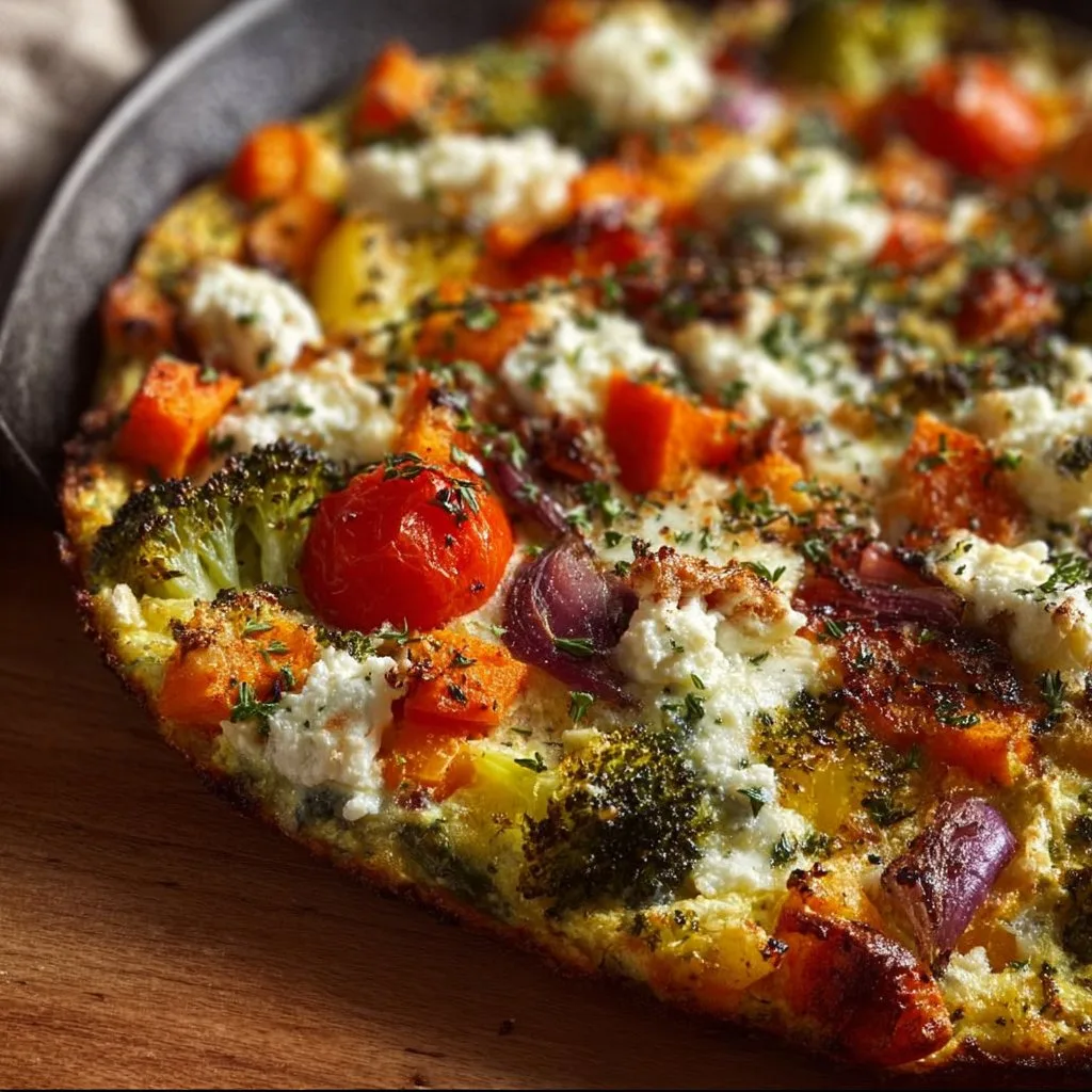 High-Protein Veggie Bake with Cottage Cheese