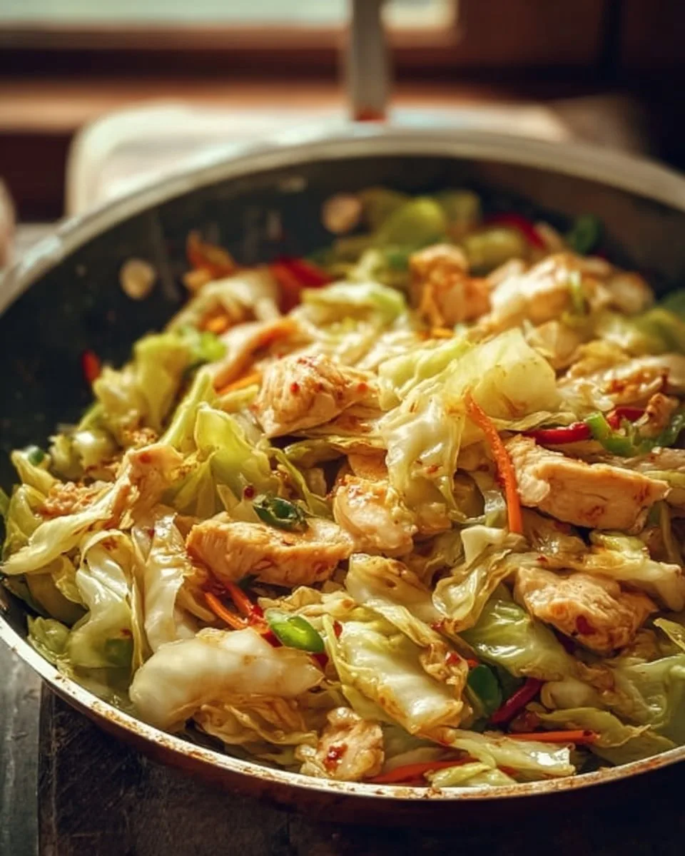 Chicken and Cabbage Stir-Fry