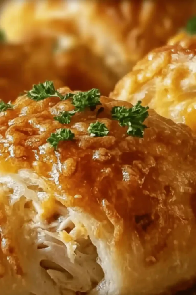 Cheesy Chicken Crescent Rolls