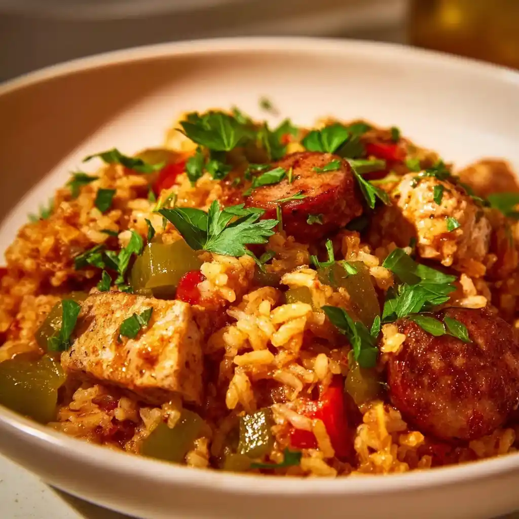 Chicken Sausage Jambalaya recipe