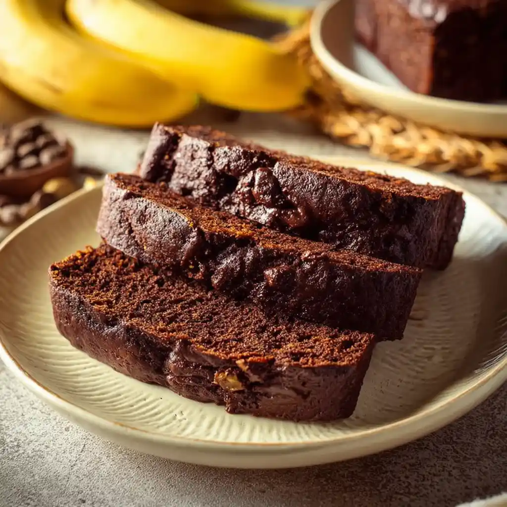 Chocolate Espresso Banana Bread easy recipe