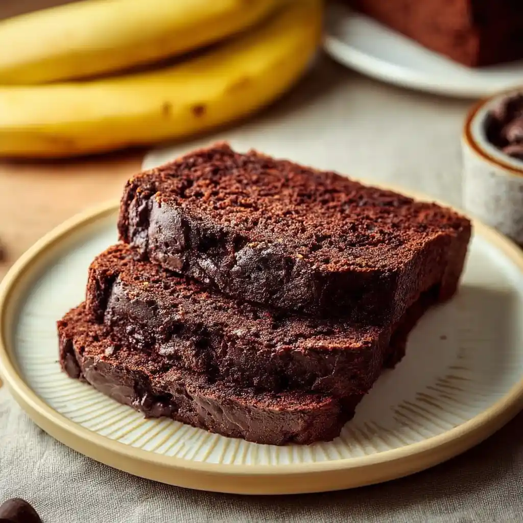 Chocolate Espresso Banana Bread quick recipe