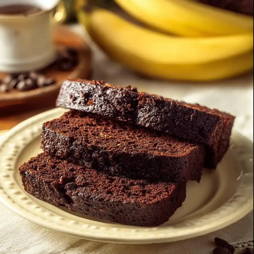 Chocolate Espresso Banana Bread recipe