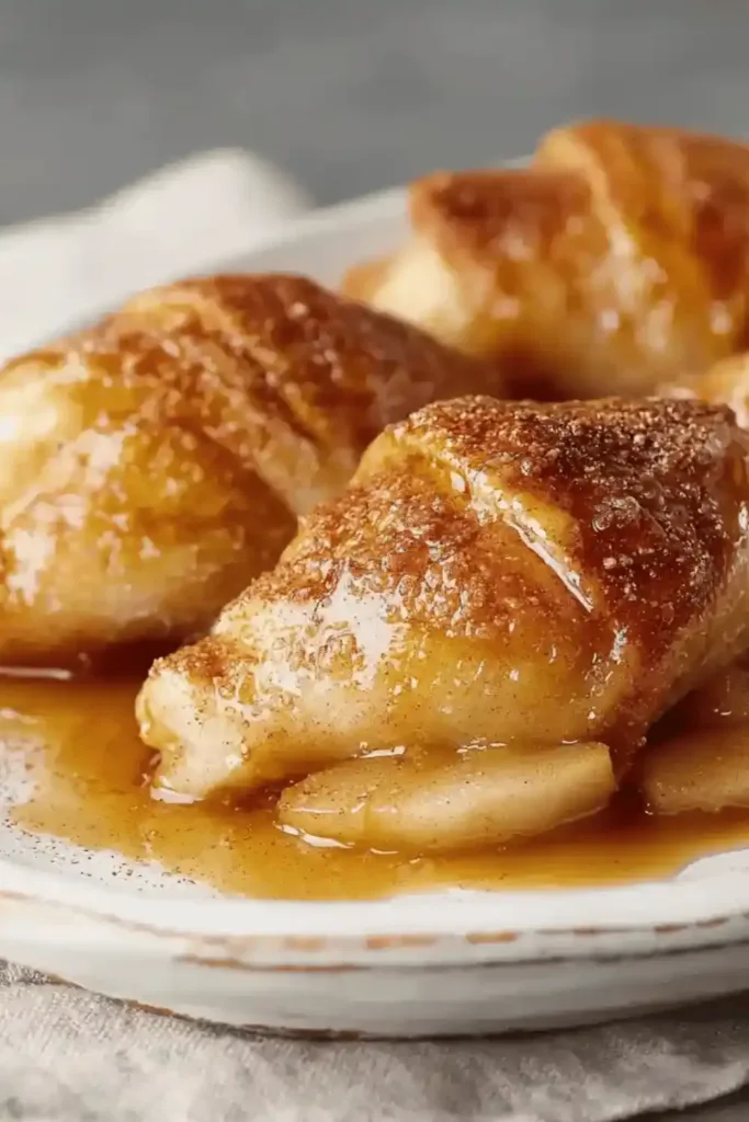 Country Apple Dumplings Recipe serving