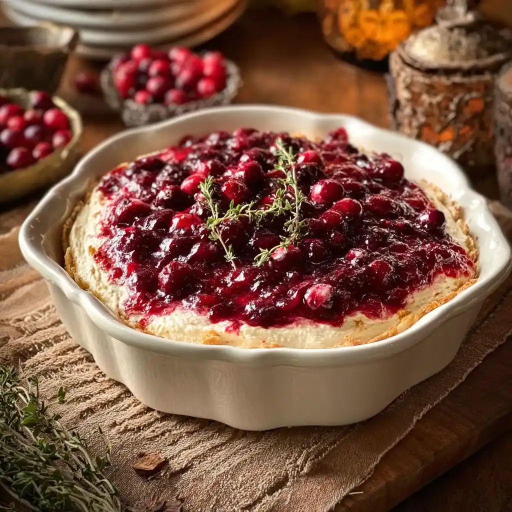 Cranberry Sauce Cream Cheese Dip easy recipe