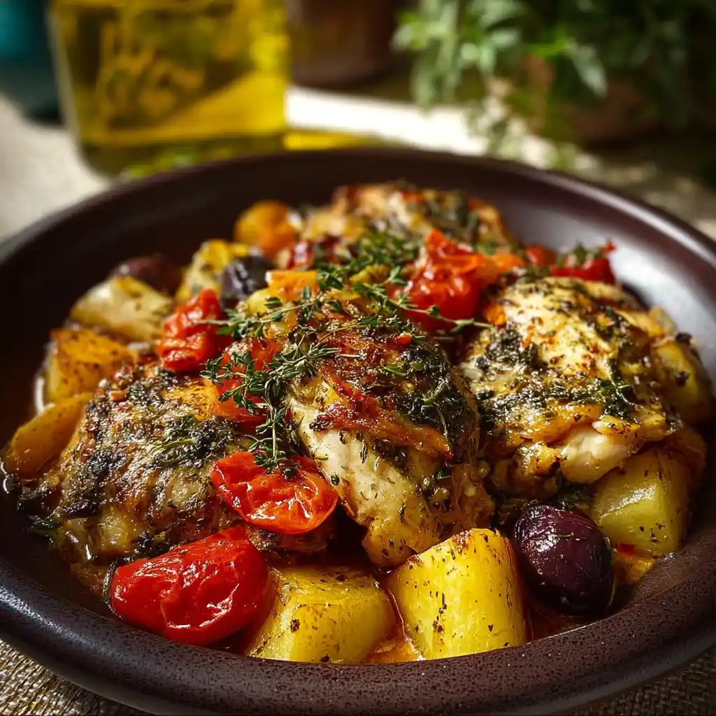 Crockpot Greek Chicken easy recipe