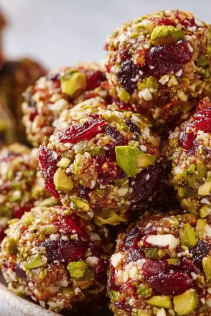 Easy Cranberry Pistachio Bites 