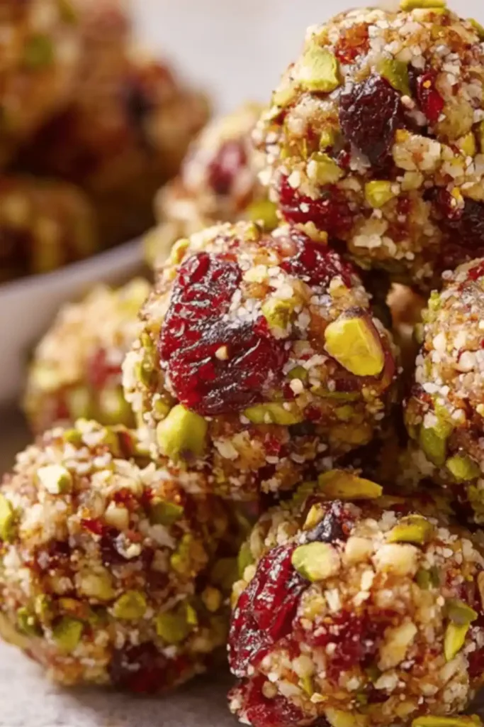 Easy Cranberry Pistachio Bites Recipe