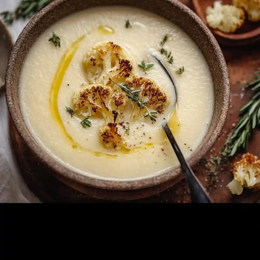 Easy Creamy Cauliflower Soup