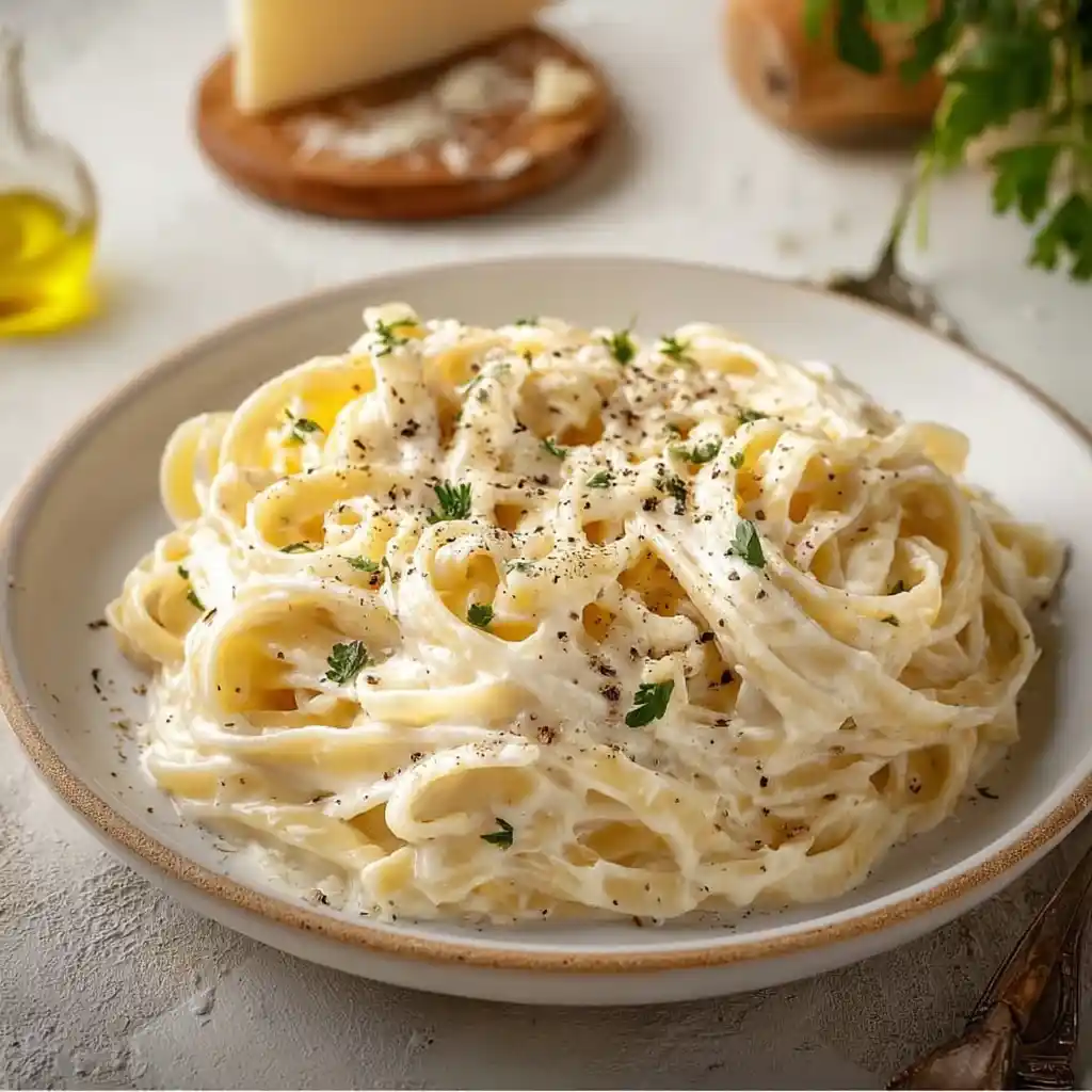 Fettuccine Alfredo quick recipe