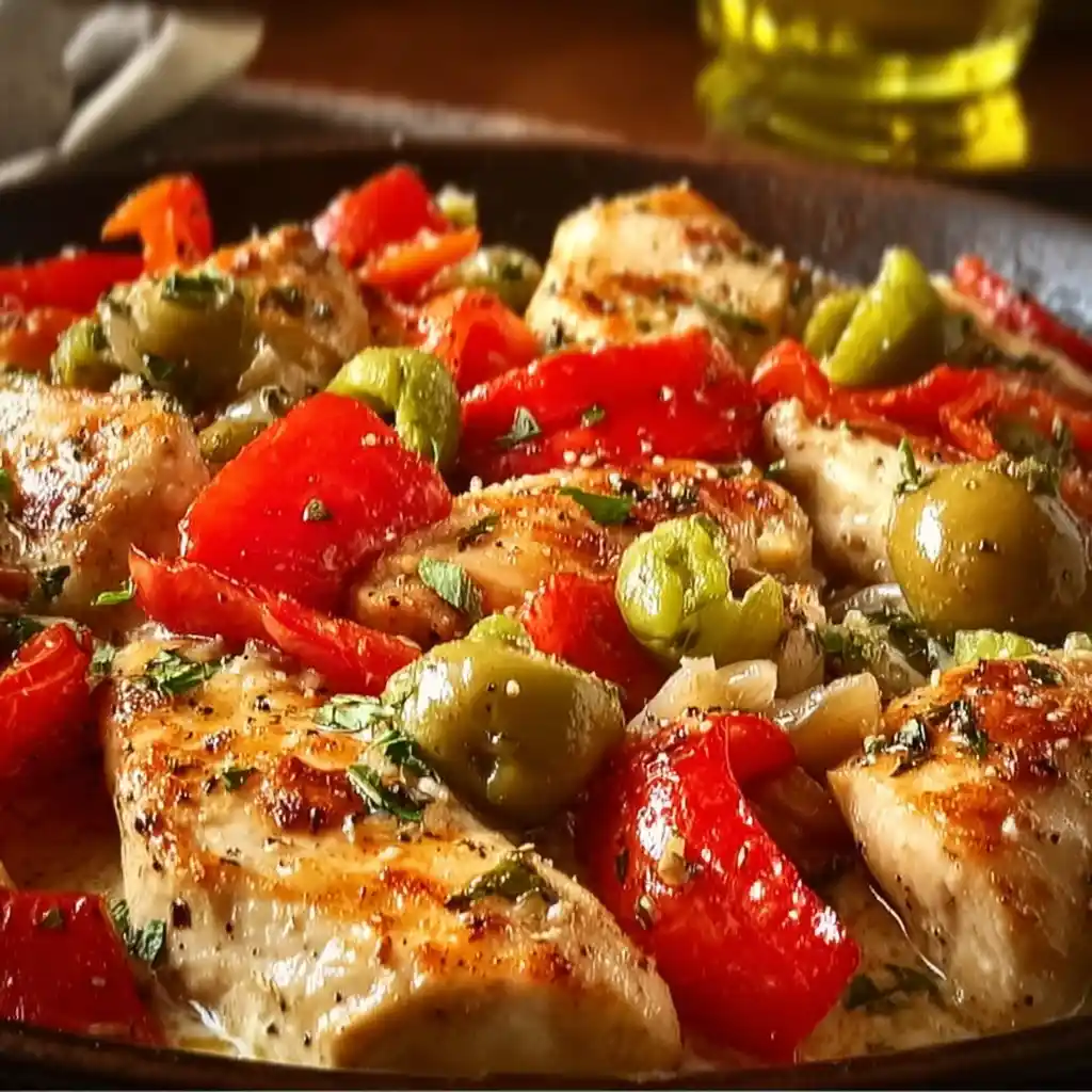 Easy Flavorful Pepperoncini Chicken Skillet in Just 40 Minutes