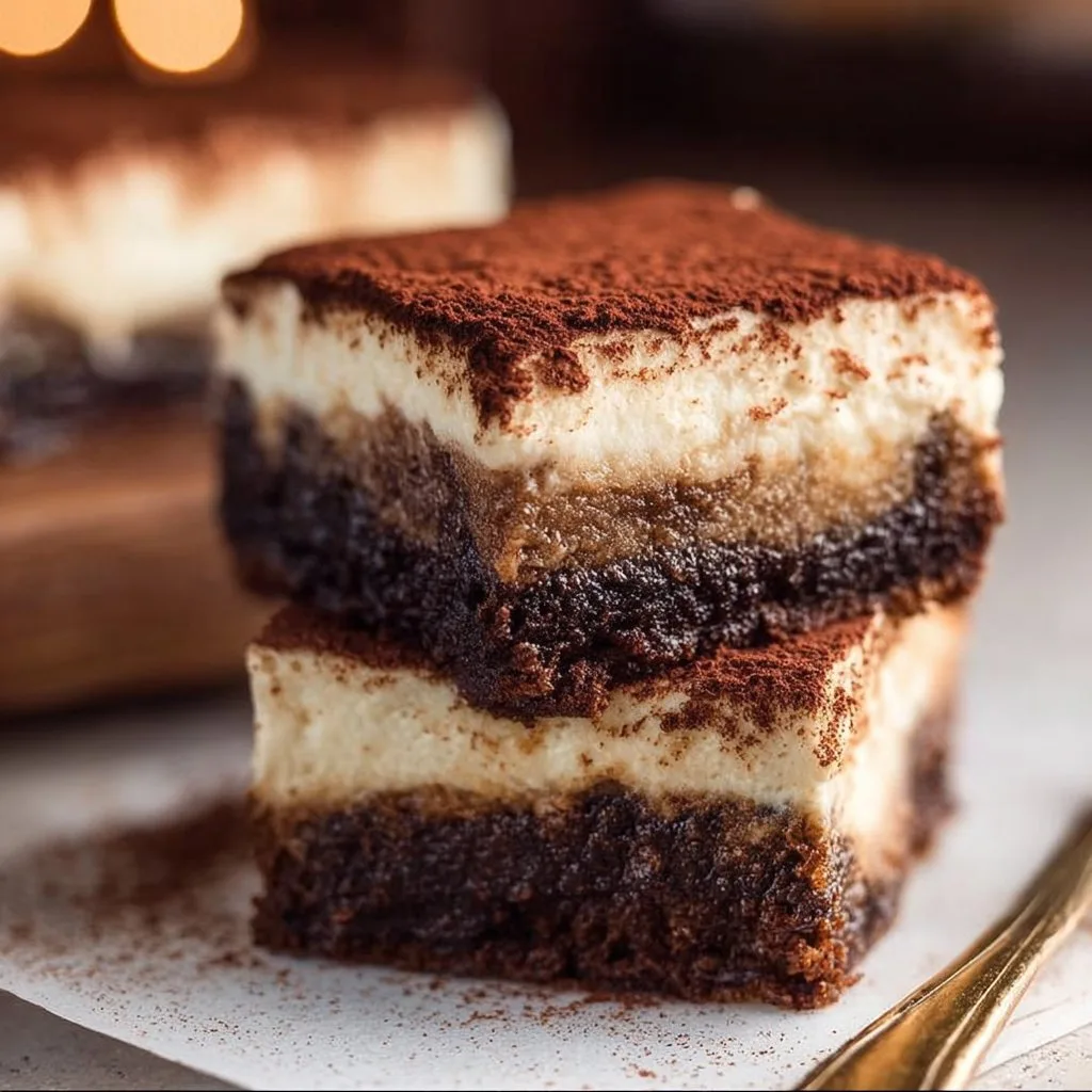 Tiramisu Brownies