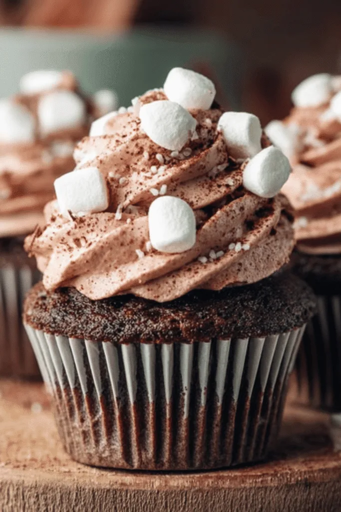 Hot Chocolate Cupcakes recipe