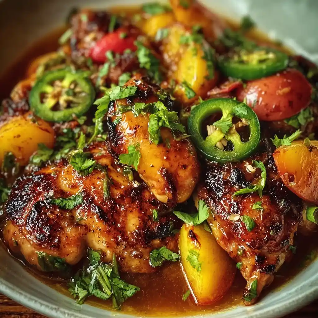 Jalapeno Peach Chicken Recipe