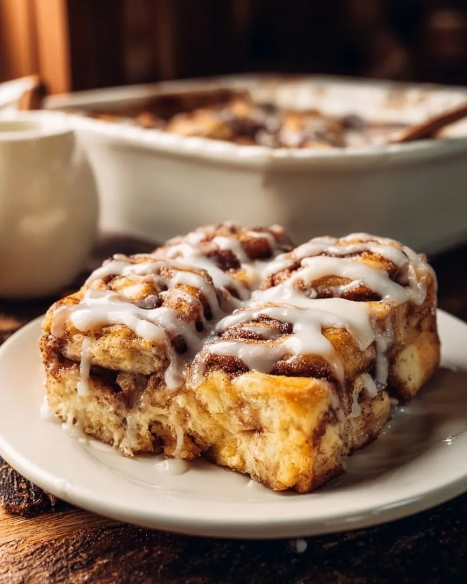 Cinnamon Roll Pancake Bake