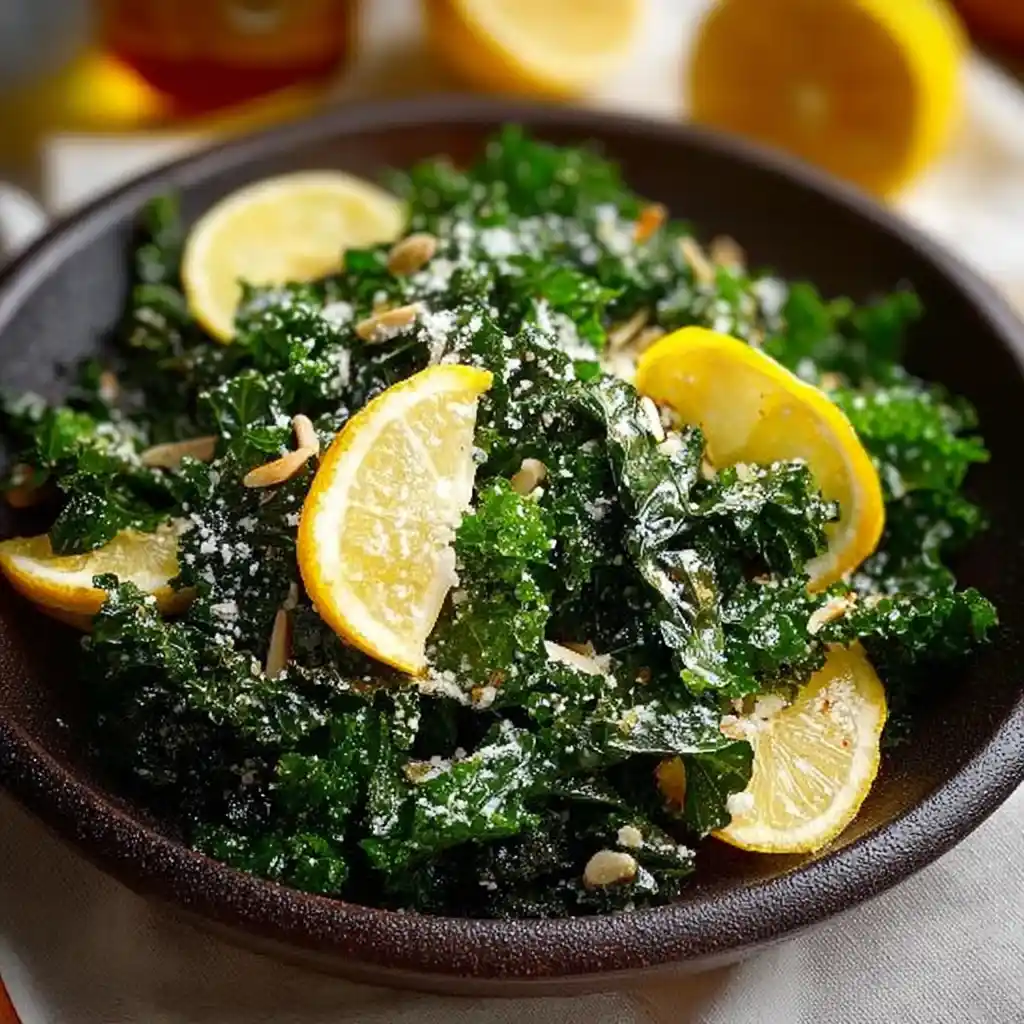 Lemon Kale Salad recipe card